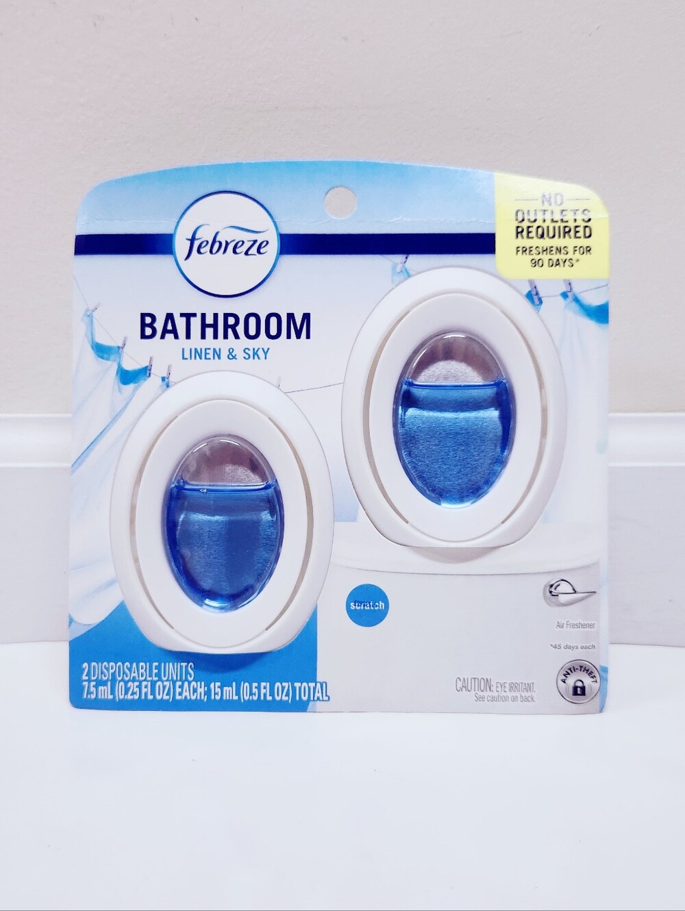 🔮3/$15 Febreze Bathroom Air Freshener Linen & Sky
